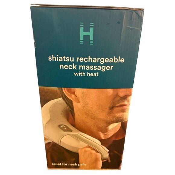 NEW HoMedics Shiatsu Rechargeable Neck Massager Heat Deep-Kneading Shiatsu Massa - Picture 9 of 9